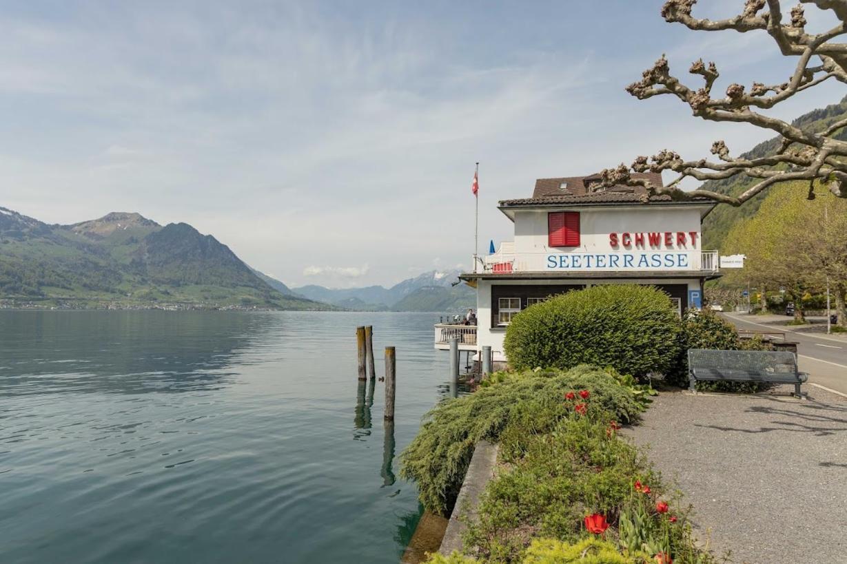 Seehotel Schwert Gersau Exterior foto