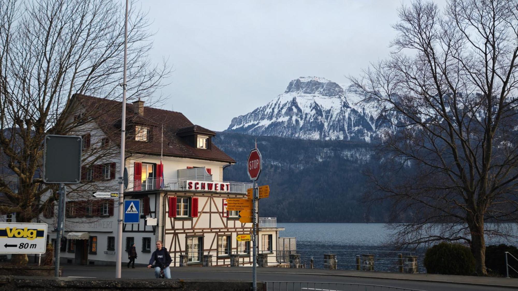 Seehotel Schwert Gersau Exterior foto