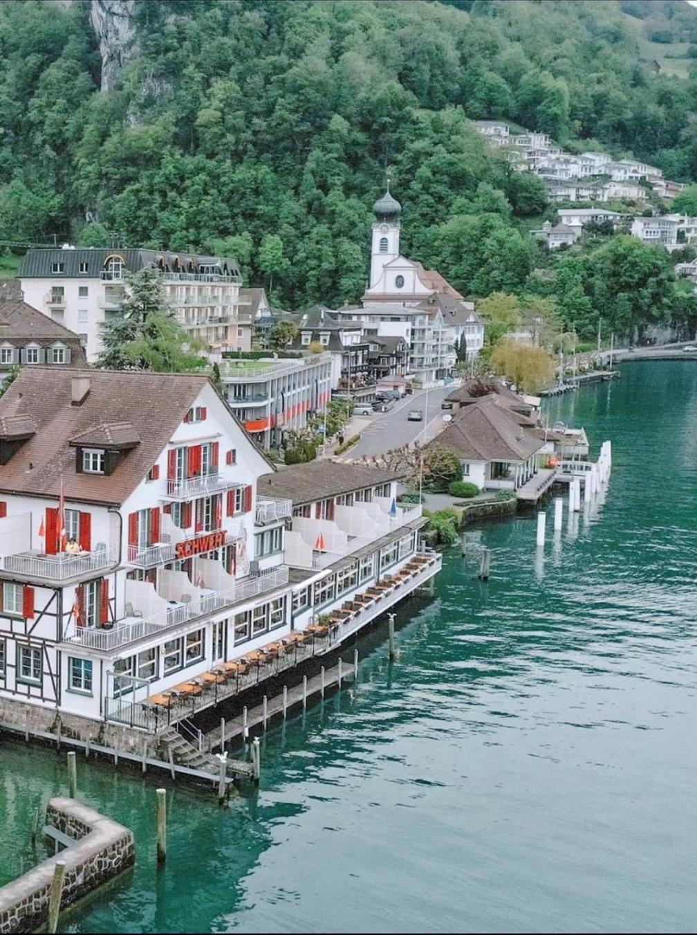 Seehotel Schwert Gersau Exterior foto